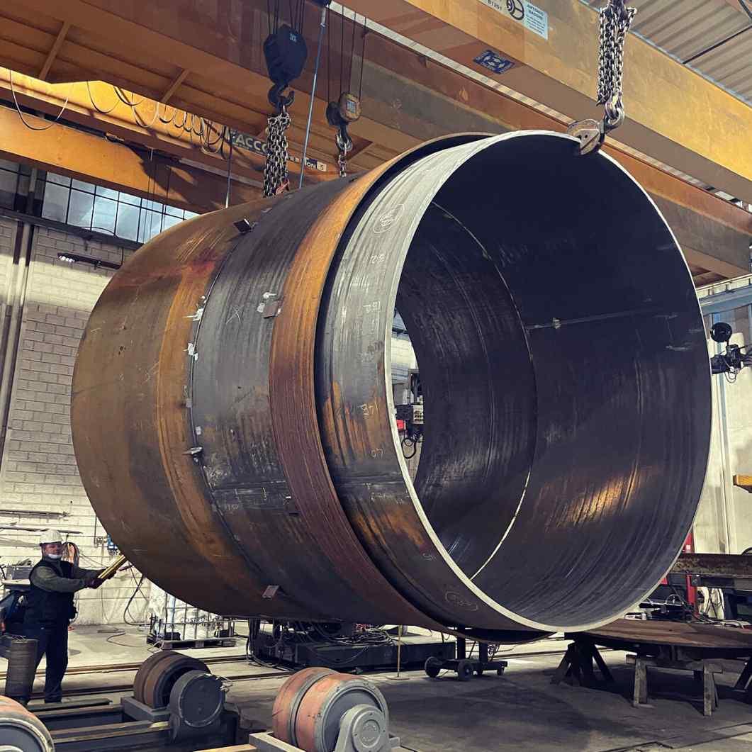 40 ton self aligning welding rotator